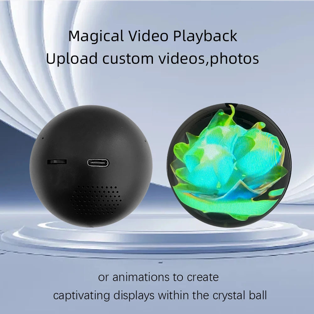 Video Glass Ball Lamp