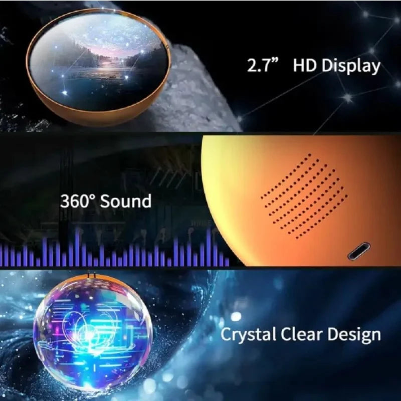 Video Glass Ball Lamp
