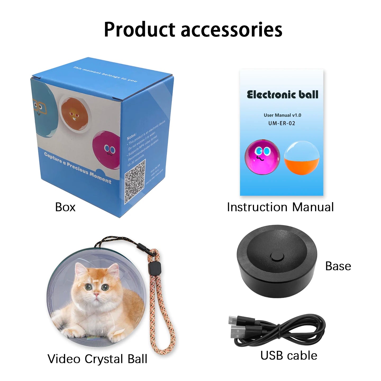 Video Glass Ball Lamp