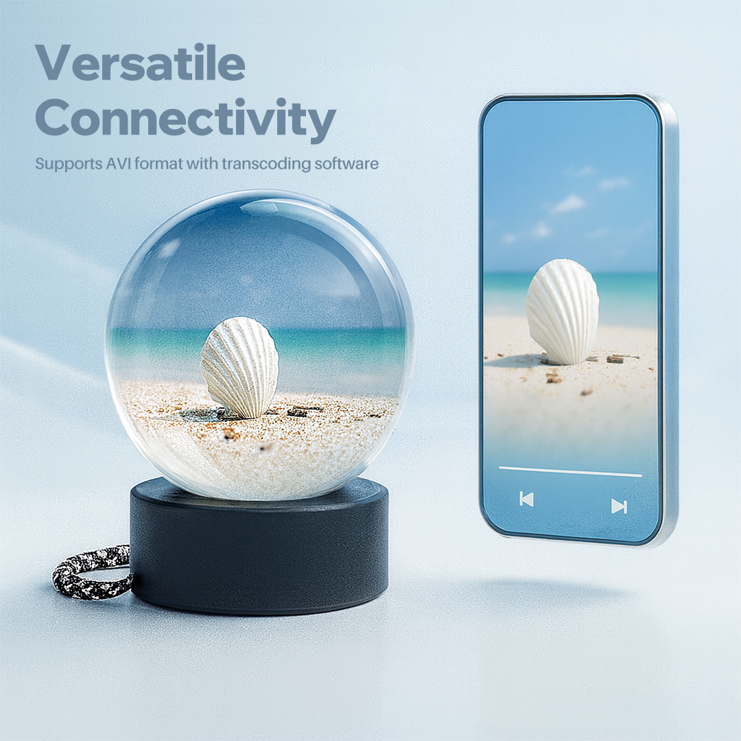 Video Glass Ball Lamp