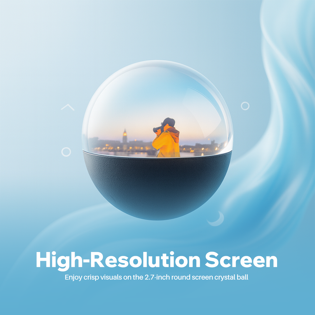 Video Glass Ball Lamp